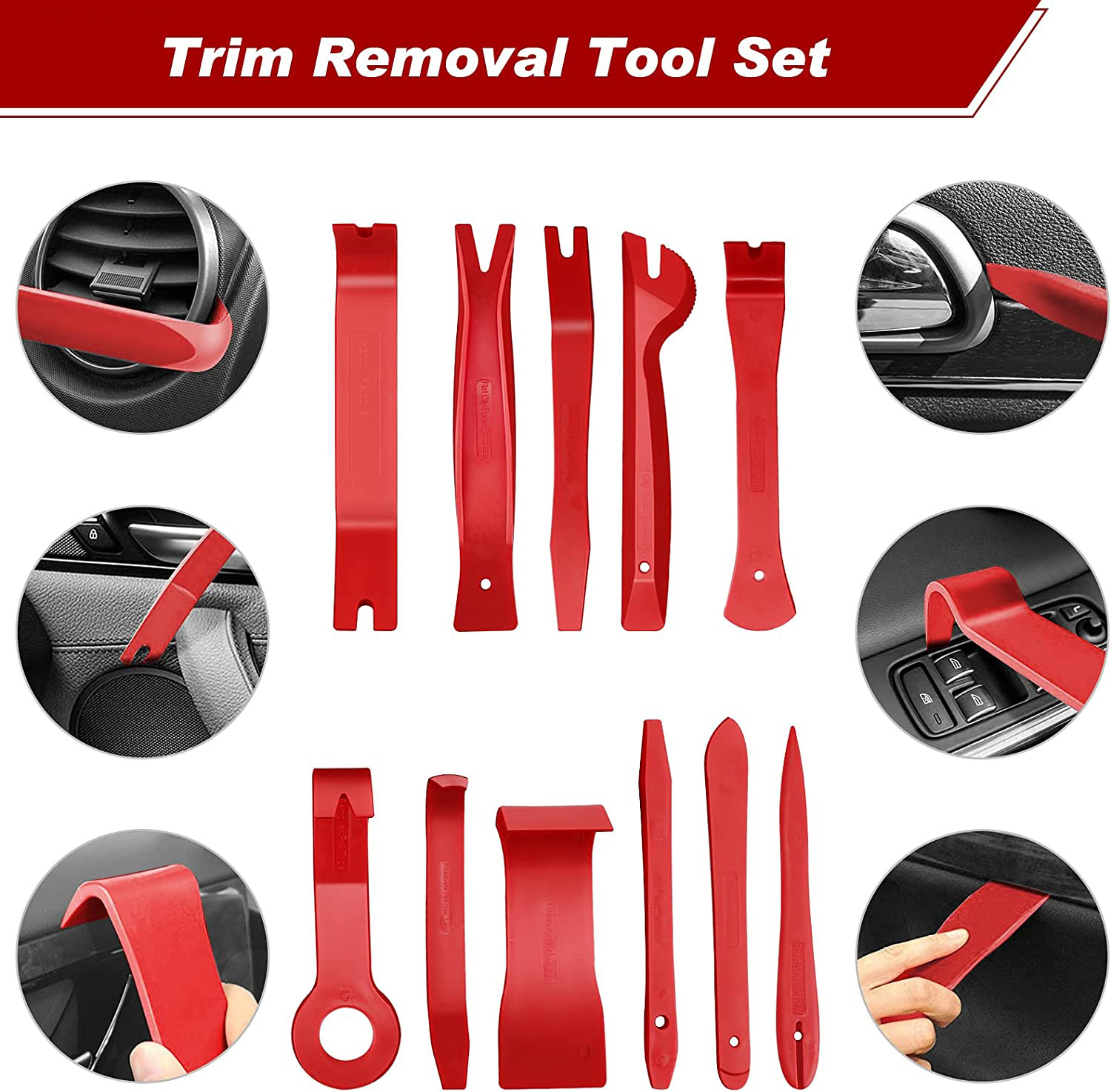 Auto Interior Disassembly Kit  - Spudger Plastic Set review and price