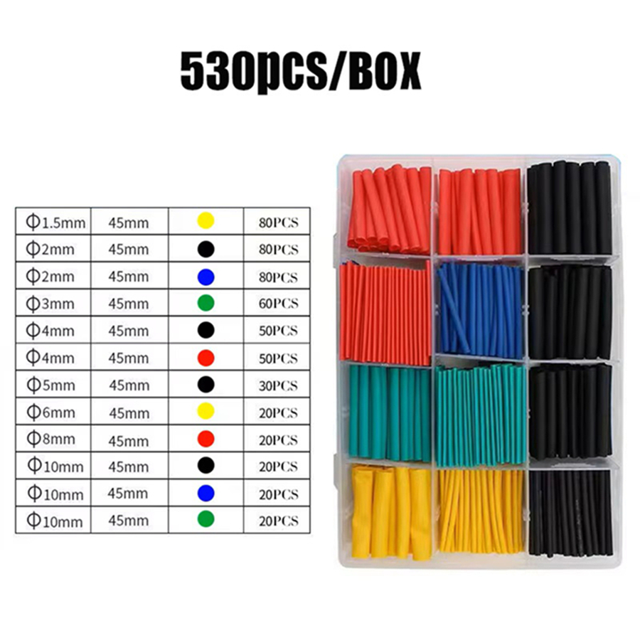 530pcs 750pcs Heat Shrinkable  - Electronics Repair Youtube review and price