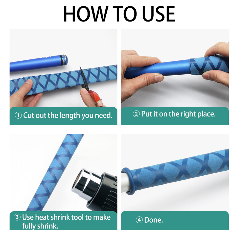 1m/piece Fishing Rod Non-slip  - Electronics Repair Youtube review and price