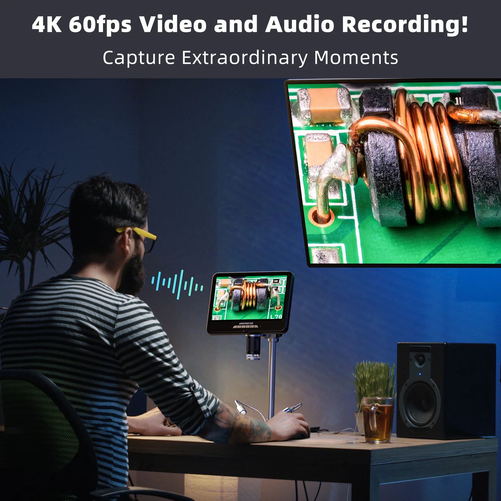 Andonstar AD210S-Pro 4K 60FPS  - Repair Electronics review and price